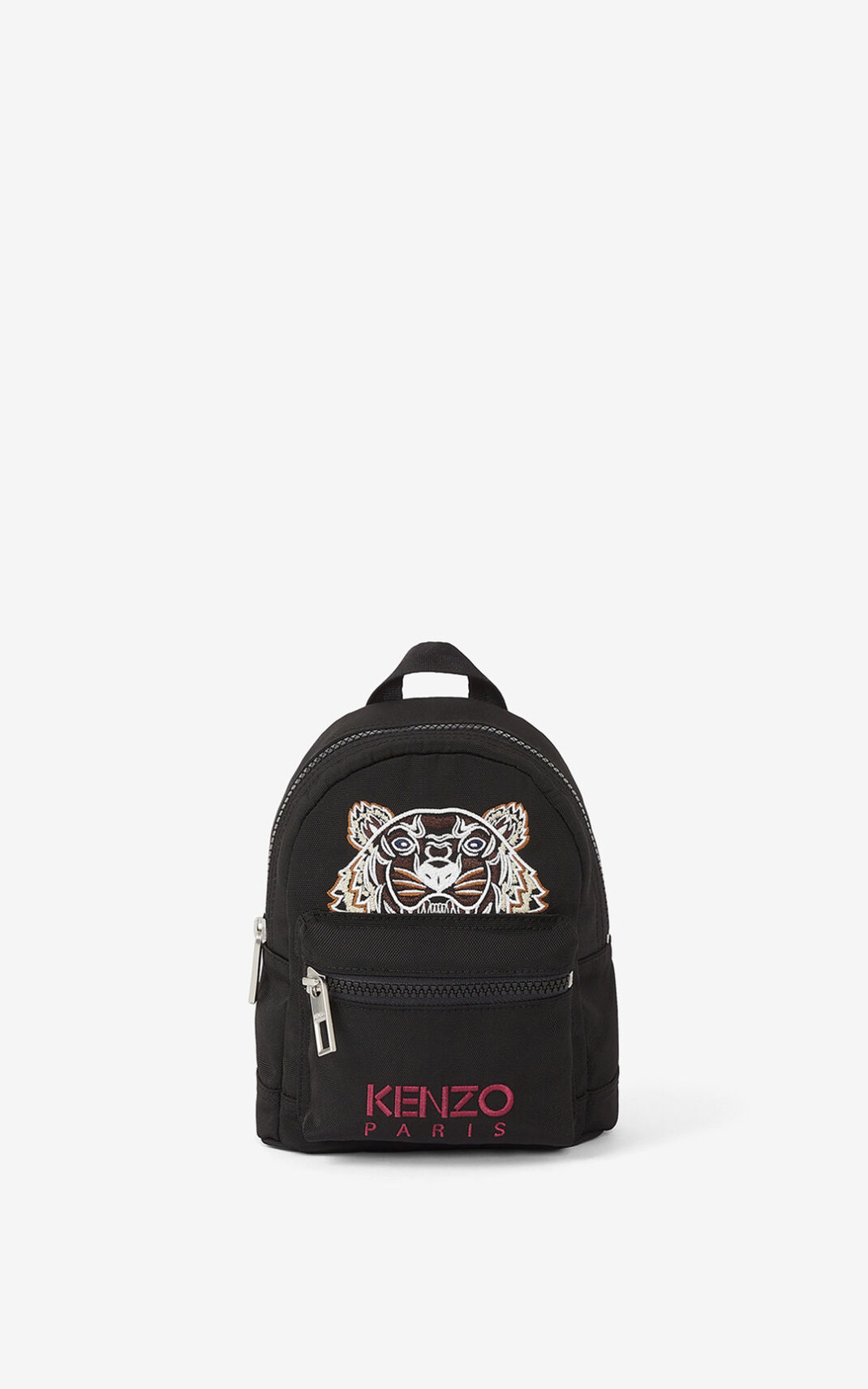 Kenzo Mini Vászon Kampus Tiger Hátizsák Férfi Fekete | ID.768904